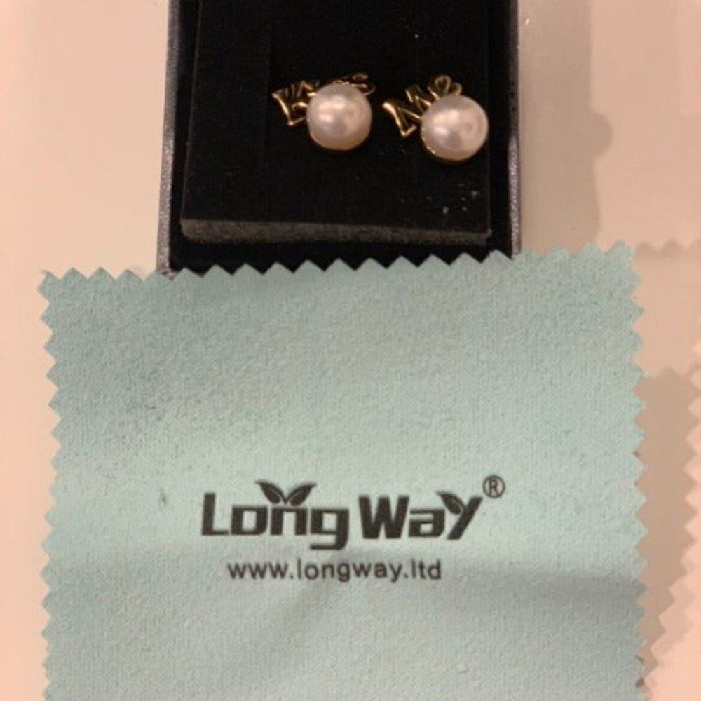 KISS ME 925 Sterling Silver stud earring - Picture 6 of 7